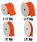 Threadart Grosgrain Ribbon Rolls - 10 yd rolls - 4 Widths 25 Colors - Solid Colors Ribbed Pattern - For Bows, Decorations, Hair Clips, and More